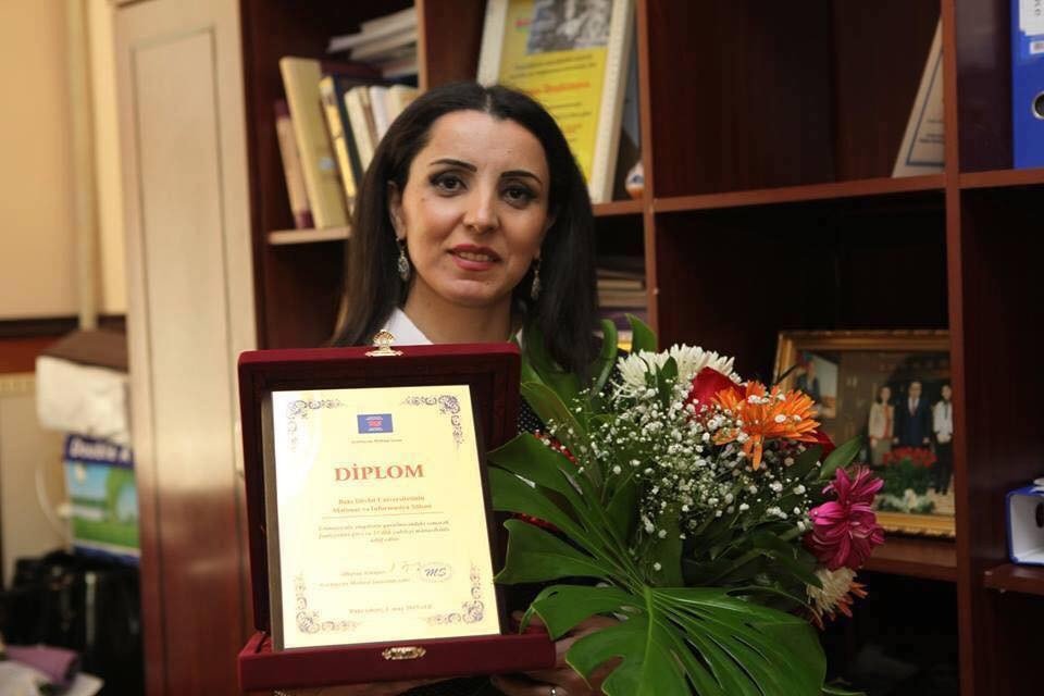 Pərvanə İbrahimova BDU-nun yubiley medalı ilə təltif edilib