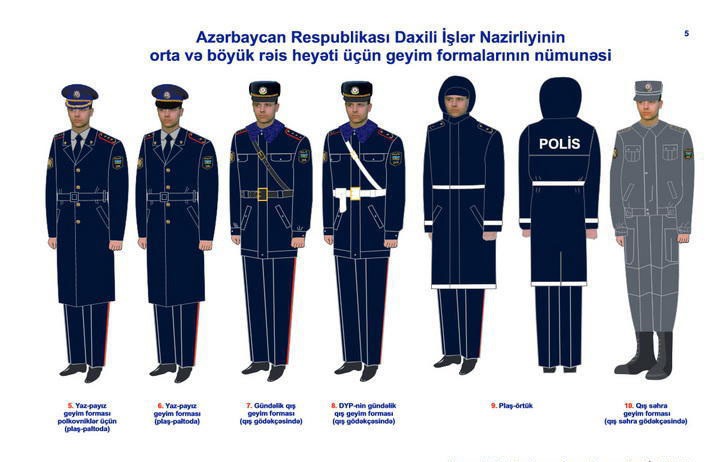 Azərbaycan polisi qış geyiminə keçib