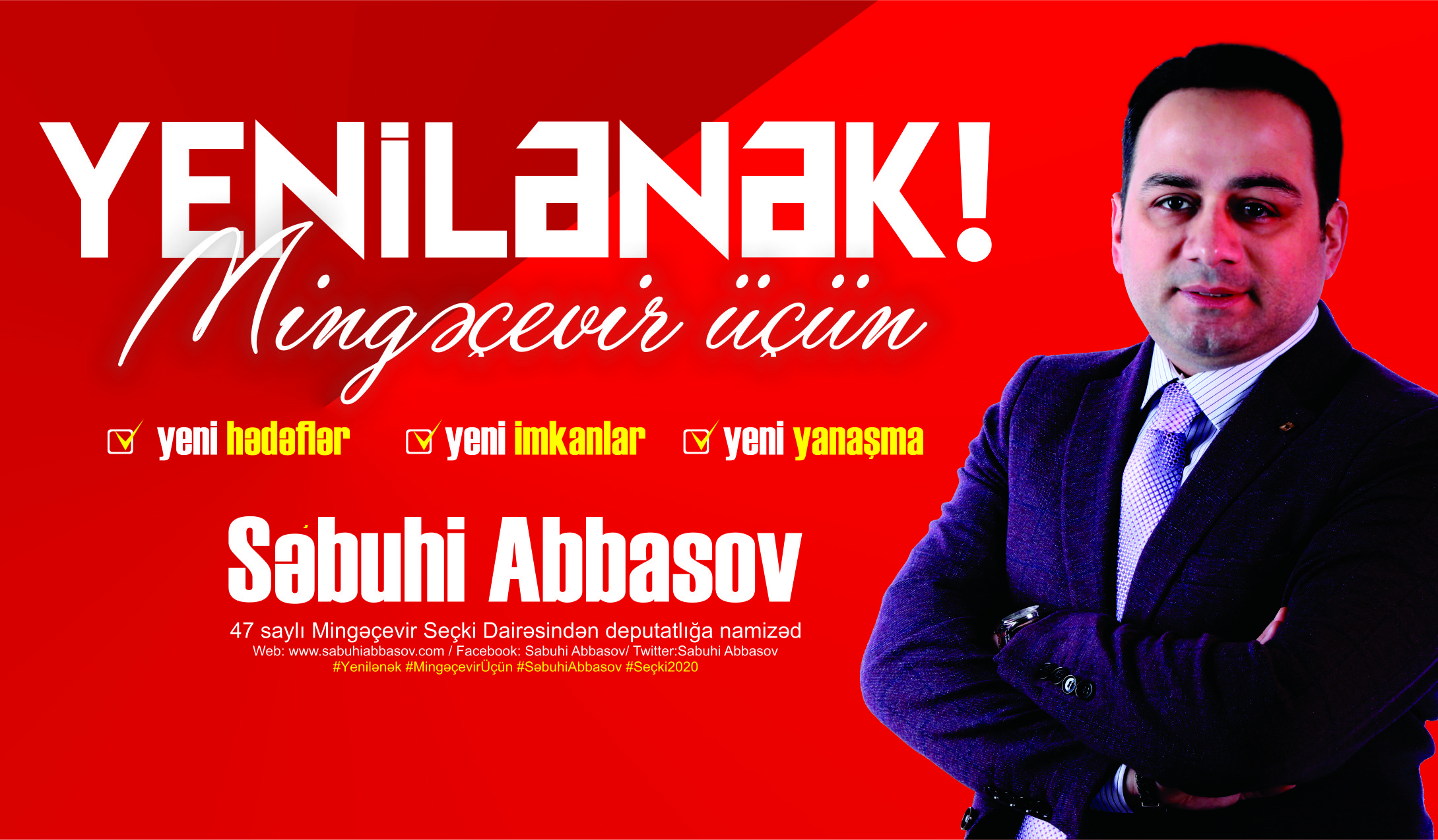 Səbuhi Abbasov Mingəçevir əhalisinə müraciət etdi, platformasını açıqladı – VİDEO