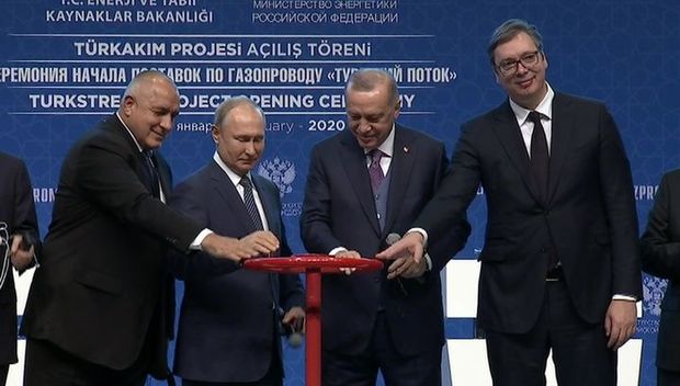 Ərdoğan və Putin “Türk axını”nın açılışını etdi