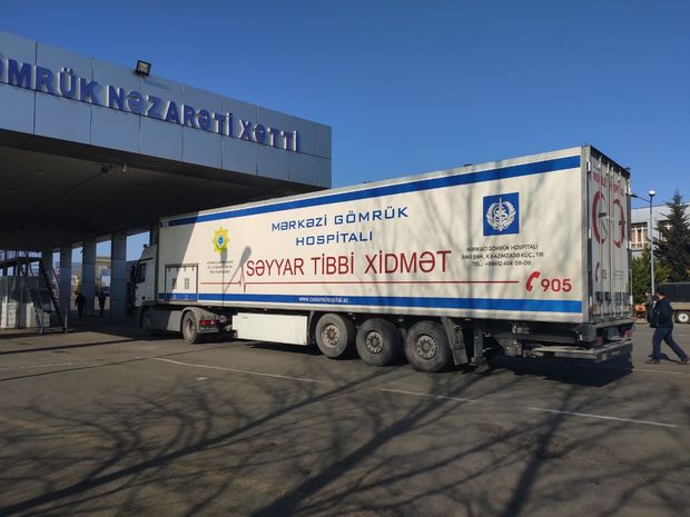 Biləsuvarda koronavirusa görə mobil səyyar hospital xidmətə başladı – FOTO