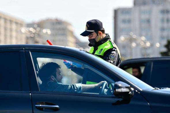 Karantin qaydalarını pozan daha 1249 sürücü və sərnişin cərimələndi