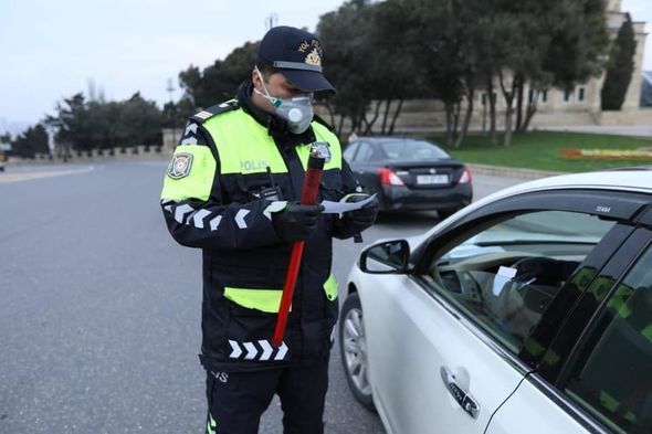 Karantin qaydalarını pozaraq, cərimələnən sürücülərin sayı açıqlandı