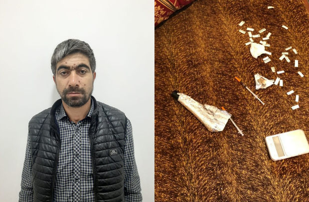 İsmayıllıda heroin alverçisi tutuldu