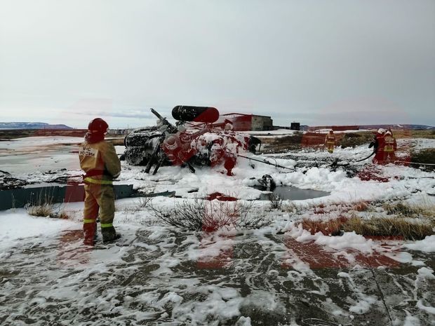 Rusiyada hərbi helikopter qəzaya uğradı: Ölənlər var – FOTO