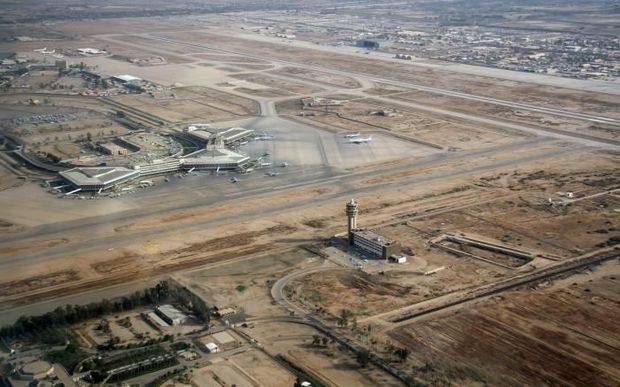 Bağdad aeroportu raket atəşinə tutulub – FOTO