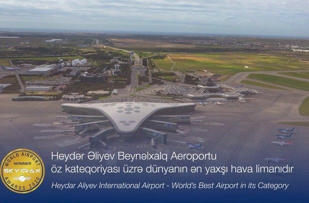 Heydər Əliyev Aeroportu nüfuzlu mükafata layiq görüldü – FOTO