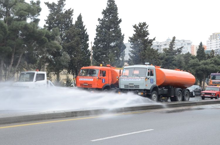 Sabah Bakıda əlavə gücləndirilmiş dezinfeksiya işləri aparılacaq