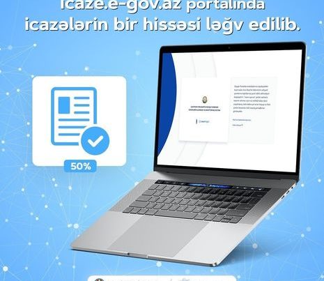 “ASAN xidmət”: “İcaze.e-gov.az” portalındakı icazələrin bir hissəsi ləğv edilib