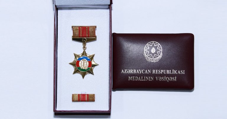 “Diaspor fəaliyyətində xidmətə görə” medalı təqdim olunub