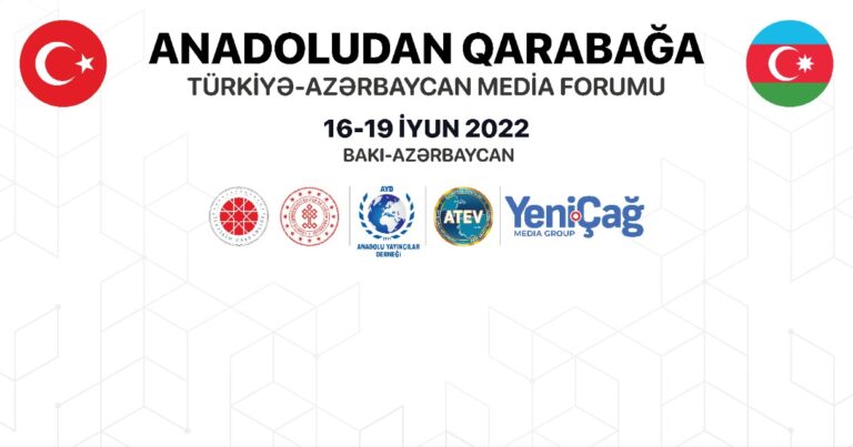 Bakıda “Anadoludan Qarabağa: Türkiyə-Azərbaycan Media Forumu” keçiriləcək