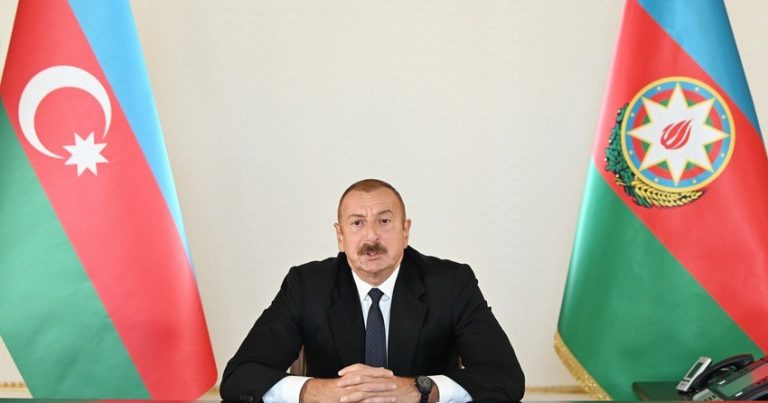 Prezident: “Qanunsuz erməni hərbi birləşmələrinin ünsürlərinin ərazimizdən çıxarılması təmin edilməlidir”