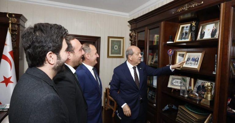 Şimali Kiprin Prezidenti Azərbaycan nümayəndə heyətini qəbul edib – FOTO